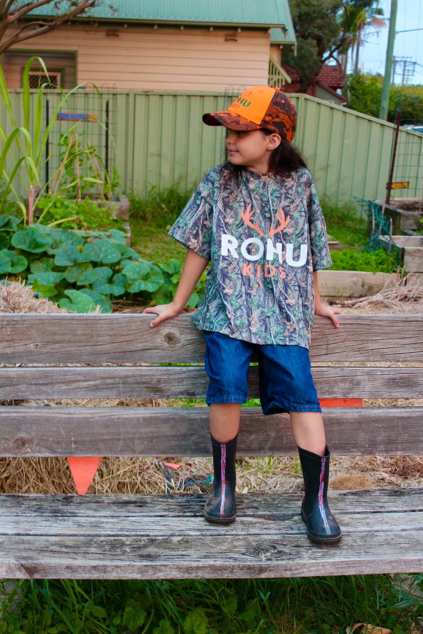 'Adventure Starts Young' Tee in Camo
