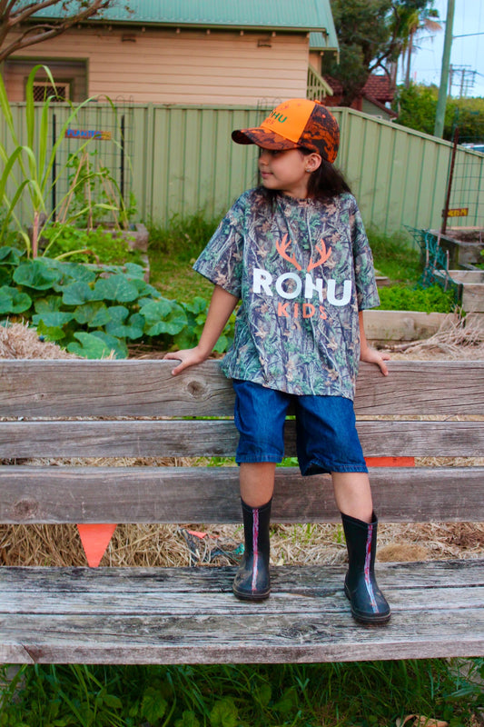 'Adventure Starts Young' Tee in Camo