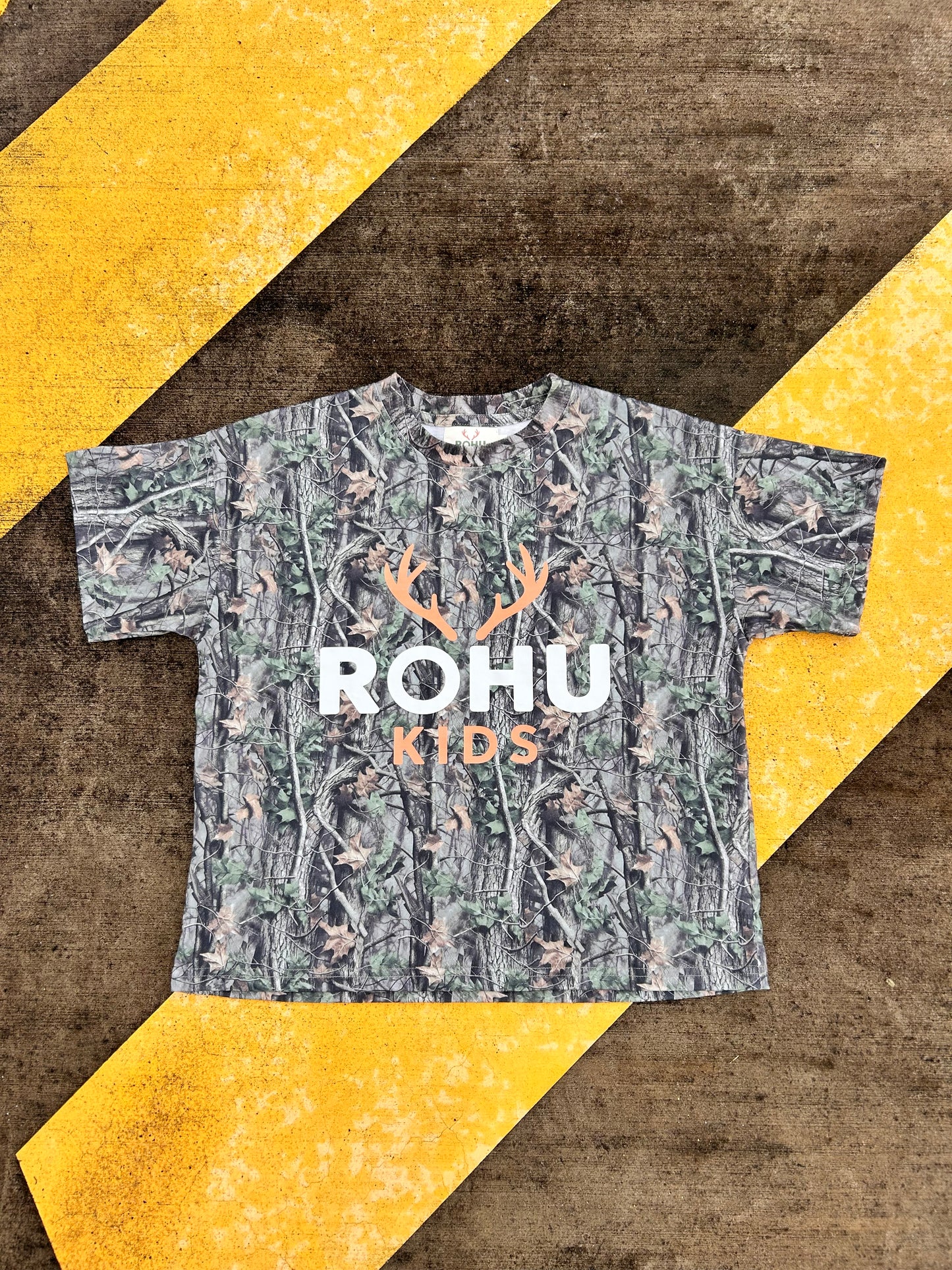 'Adventure Starts Young' Tee in Camo