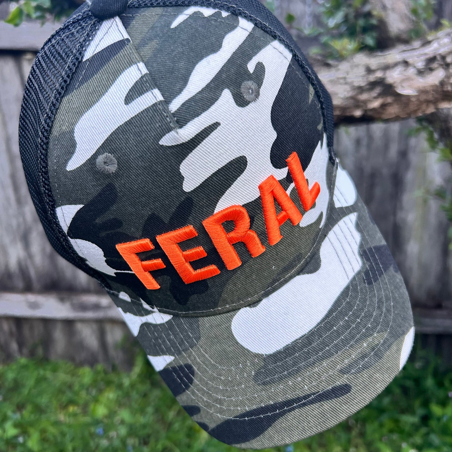 FERAL Cap - Black Camo