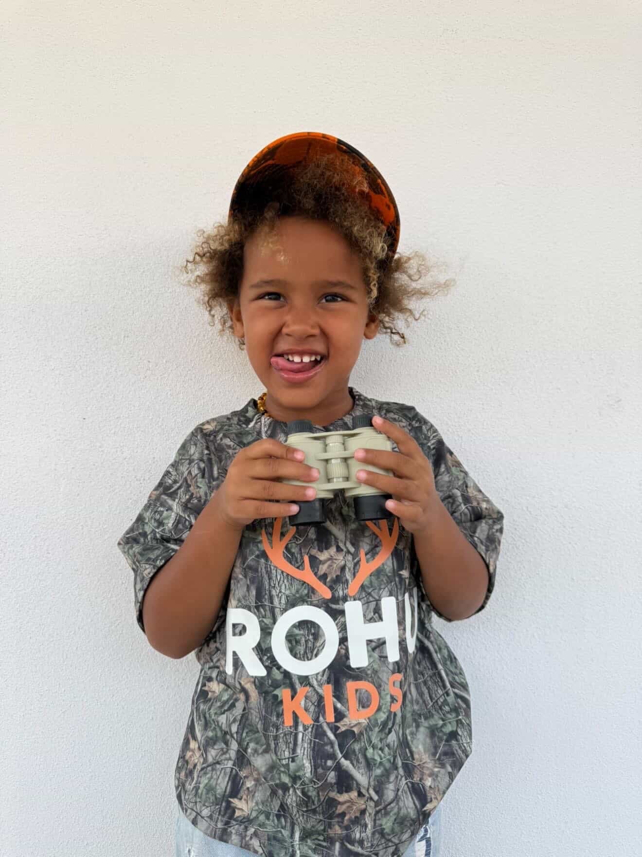 'Adventure Starts Young' Tee in Camo